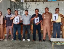 Panitia Pilpanag Purbaganda tetapkan 3 Calon dan Pencabutan no urut.