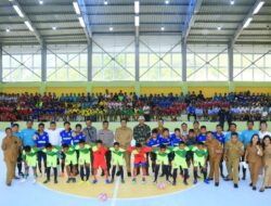 Vandiko T Gultom Membuka Penyelenggaraan Kompetisi Liga Futsal Bupati Samosir Cup Tingkat Pelajar