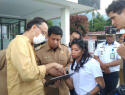 Bupati Samosir Lakukan Survey Lokasi Event AQUABIKE World Championship bersama Deputi Parekraf Kemenkomarves di Pelabuhan Ambarita.