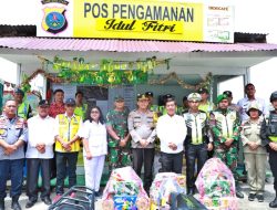 Bupati Simalungun, Kapolres dan Dandim Tinjau Persiapan Pos PAM Idul Fitri 1444 H