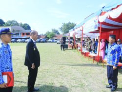 Peringati HARDIKNAS tingkat Kabupaten,Wabup Samosir sebagai Inspektur Upacara.