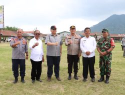 Polres Simalungun Lakukan Pengamanan Kunjungan Kerja Menteri Koordinator Bidang Perekonomian RI, “Launching Closed Loop Kawasan Pertanian Terpadu”