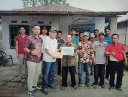 PENYERAHAN BANTUAN KEPADA KELOMPOK USAHA BERSAMA NELAYAN “MARLIN” DSN I DESA LUBUK SABAN KEC. PANTAI CERMIN KAB. SERDANG BEDAGAI