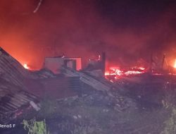 Dua Unit Rumah Warga dan Sebuah Sekolah TK Hangus Dilalap Sijago Merah Dipangururan Samosir.