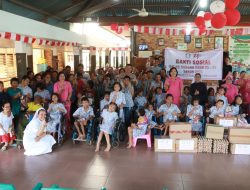 Menyambut HKGB Ke-71, Pengurus Bhayangkari Simalungun Gelar Bakti Sosial dan Berikan Bantuan untuk Pusat Rehabilitasi Harapan Jaya