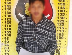 Tersangka Penyalahgunaan Narkoba Diringkus Personil Polsek Perdagangan di Huta V, Nagori Bah Gunung