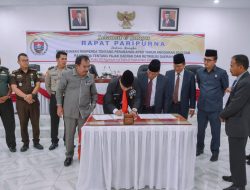 Pemerintah dan DPRD Humbahas Setujui Ranperda Tentang Pajak Daerah dan Retribusi Daerah Serta Perubahan APBD 2023