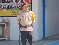 Pimpin Apel Konsolidasi Pasca Pengamanan Pilpanag, Wakapolres Simalungun  Sampaikan Apresiasi Dari Kapolres Atas Kinerja Personil BKO Polda Sumut