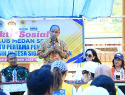 Lions Club Medan Seruni Berikan Bantuan Pompa Air Bertenaga Solar Bagi Warga Sigaol Simbolon.