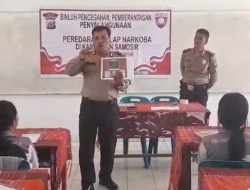 Sat Binmas Polres Samosir Cegah Narkoba, Pergaulan Bebas dan Kenakalan Remaja kepada Pelajar