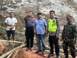 Polres Simalungun Bersama Tim Gabungan Masih Mencari Dua Korban Longsor di Gunung Simarsolpah