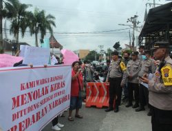 Unjuk rasa didepan Polresta, Masyarakat Bangsal Mengapresiasikan kinerja Polres Siantar