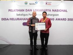 Kabupaten Tapanuli Utara Terima Penghargaan Desa Bebas Stunting Award 2023. Selasa, 14/11/2023