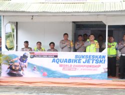 Dukung Aquabike Toba-2023 Polres Simalungun Dirikan Pos Pam di Pagoda Parapat
