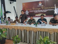 KPU Samosir Gelar FGD Kampanye dan Zona Pemasangan Alat Peraga Kampanye Pemilu 2024.