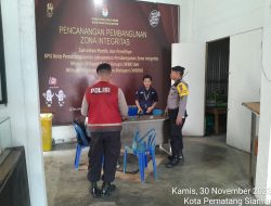 Pastikan Keamanan Objek  Vital Sat Samapta Polres Pematang Siantar Laksanakan Patroli Dialogiso