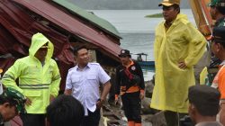 Pj Gubsu Tinjau Lokasi Bencana Alam di Baktiraja
