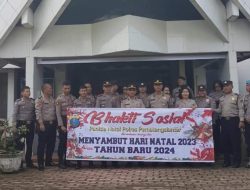 SAMBUT NATAL 2023, POLRES PEMATANG SIANTAR LAKSANAKAN BAKSOS DI GKPI JALAN SIMBOLON DAN HKBP SUKADAME