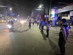 Polres Pematang Siantar Laksanakan Patroli Blue Light Dan Kyrd Dimasa Kampanye