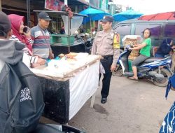 JELANG NATARU,BAHABINKAMTIBMAS POLSEK SIANTAR UTARA GENCAR PANTAU KEBUTUHAN POKOK DI PASARAN