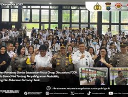 KAPOLRES PEMATANG SIANTAR LAKSANAKAN FORUM GRUP DISCUSSION DI SMA NOMMENSEN