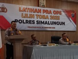 Polres Simalungun Gelar Lat Pra Ops Lilin Toba 2023, Peningkatan Profesionalisme Polri Jelang Natal dan Tahun Baru