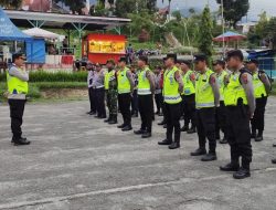 Polres Simalungun Gelar Apel Pengecekan Kesiapan Pengamanan Jelang Tahun Baru 2024