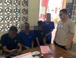 TAHAP II, PENYIDIK SAT RES NARKOBA POLRES PEMATANG SIANTAR SERAHKAN 4 TERSANGKA KE JPU