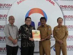 Pemko Binjai Terima Piagam Penghargaan Penilaian Penyelenggaraan Publik Tahun 2023