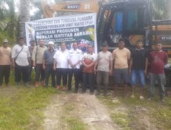 Koperasi Produsen Berkah Ikhtiar Agraria Launching dan tumbang perdana Program Peremajaan Sawit Rakyat (PSR) di Desa Pematang Seleng Kecamatan Bila Hulu Kabupaten Labuhanbatu, Provinsi Sumatera Utara.