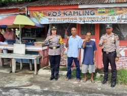 SAMBANGI POS KAMLING SAT BINMAS POLRES PEMATANGSIANTAR RUTIN COOLING SYSTEM