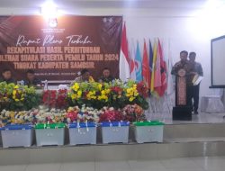 KPU Samosir Gelar Rapat Pleno Terbuka Rekapitulasi Hasil Perhitungan Perolehan Suara Pemilu 2024.