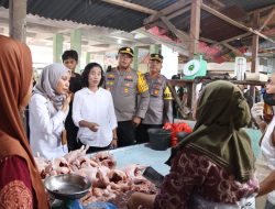 Kapolres Tanjung Balai Turun Ke Pasar Tradisional Pantau Harga Bahan Pokok