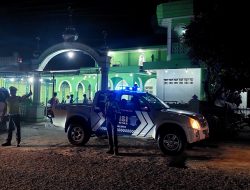 Sat Lantas Polres Simalungun Gelar Blue Light Patrol di Mesjid-Mesjid Selama Sholat Tarawih untuk Tingkatkan Keamanan