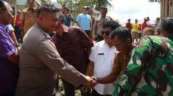 Kapolres Simalungun Bersama Forkopimda Lakukan Pengecekan Pembangunan Jalur Penghubung Antar Desa yg