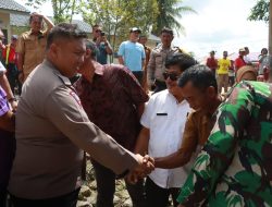 Kapolres Simalungun Bersama Forkopimda Lakukan Pengecekan Pembangunan Jalur Penghubung Antar Desa yg