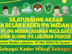 Sembari Silaturahmi Akbar Keluarga Besar IPA, Ketua PD IPA Kota Medan Lantik PC IPA Medan Labuhan