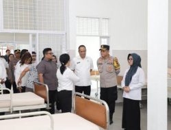 Kapolres Bersama Walikota Pematangsiantar Cek Ruang Rehabilitasi Napza Di Rsud Dr Djasamen Saragih.