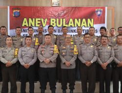 Kapolres Simalungun Pimpin ANEV Bulanan Kanit Binmas dan Bhabinkamtibmas