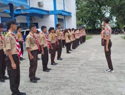 Satlantas Polres Simalungun Gelar Pelatihan dan Pembinaan Pramuka Saka Bhayangkara Krida Lalulintas