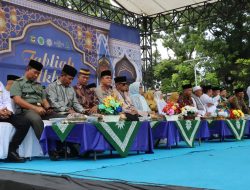 KAPOLRES PEMATANGSIANTAR HADIRI TABLIGH AKBAR BERSAMA 3 ORMAS ISLAM BESAR.