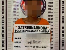 Tim 1 Sat Resnarkoba Polres Siantar Tangkap Residivis Asal Simalungun Bawa Sabu.