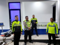 Sat Lantas Polres Simalungun Gelar Blue Light Patrol, Jaga Keamanan dan Ketertiban Lalu Lintas Dimalam Hari