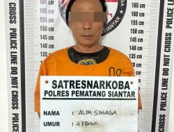 Bawa Sabu Di Depan Penginapan Binnaling,Polres Pematangsiantar Tangkap Residivis.