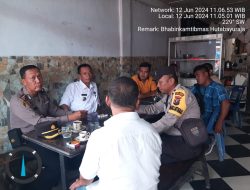 Kapolsek Tanah Jawa Ajak Warga Sukseskan Pemilu 2024 dan Jaga Kamtibmas di Hutabayuraja