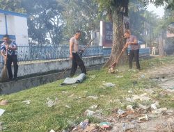 Jajaran Satlantas Polres Simalungun Gelar Kurvei Kebersihan Sambut Hari Raya Idul Adha 1445 H