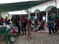 Masjid Jami AT.Taqwa  Desa Purwodadi Adakan Penyembelihan Hewan Qurban.