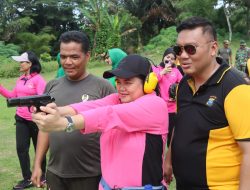 Bhayangkari Cabang Simalungun Semarakkan Hari Bhayangkara Ke-78 dengan Latihan Menembak Bersama