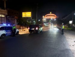 Sat Lantas Polres Simalungun Gencar Laksanakan Blue Light Patrol untuk Antisipasi Kejahatan Jalanan dan Narkoba