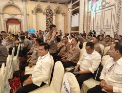 Kapolres Simalungun Hadiri Rapat Koordinasi Kesiapan Pilkada Serentak 2024 Se-Sumatera di Medan